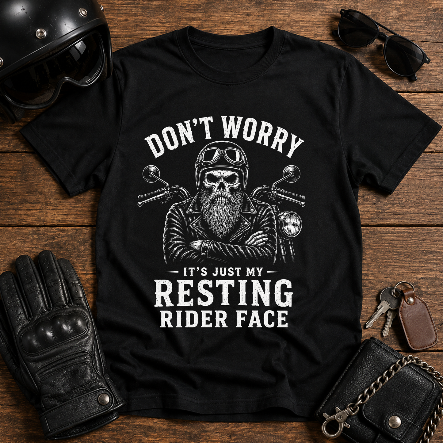 Don't Worry Biker T-Shirt