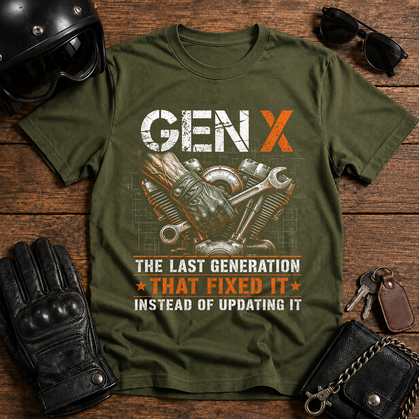 Gen X The Last Generation That Fixed it Instead of Updating it T‑Shirt