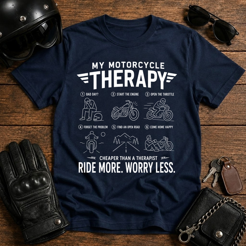 My Motorcycle Therapy T-Shirt
