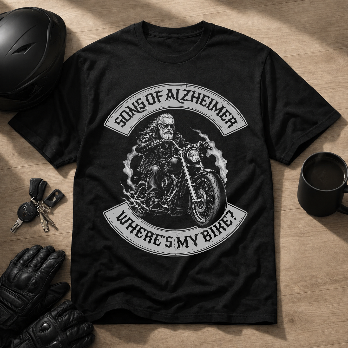 Sons of Alzheimer: Where’s My Bike? T-Shirt