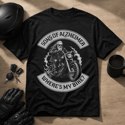 Sons of Alzheimer: Where’s My Bike? T-Shirt