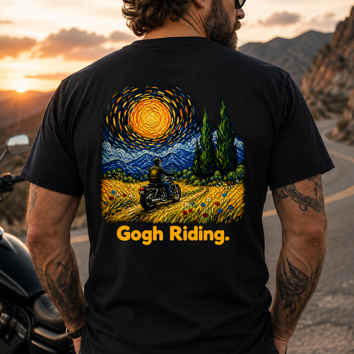 Gogh Riding  T-Shirt