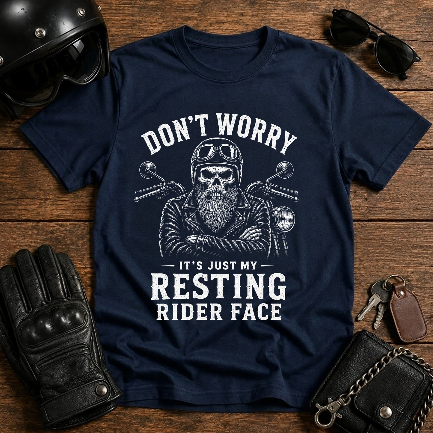 Don't Worry Biker T-Shirt