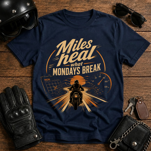 Miles Heal What Mondays Break T-Shirt