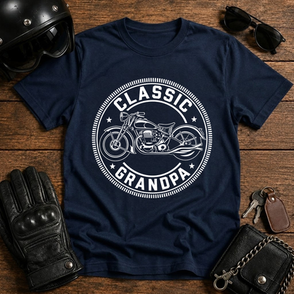 Classic Grandpa Motorcycle T-Shirt