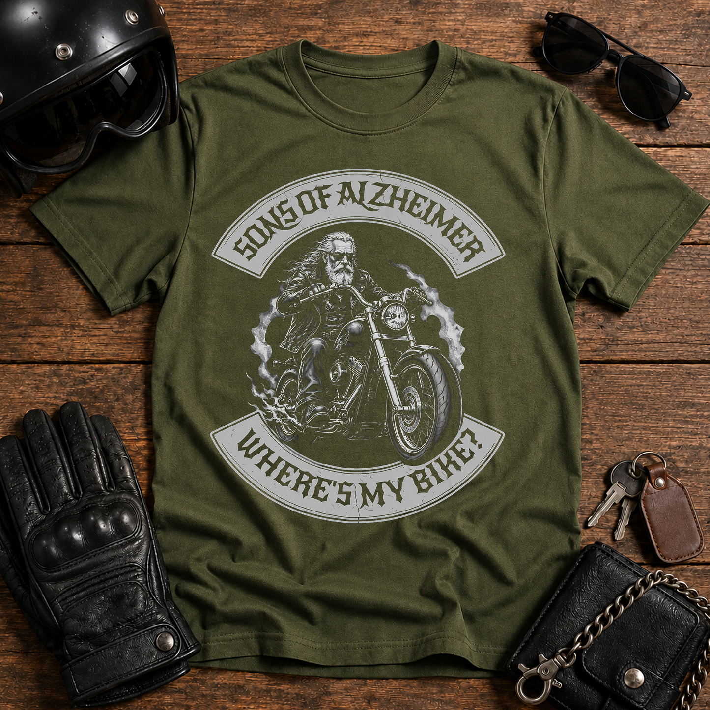Sons of Alzheimer: Where’s My Bike? T-Shirt