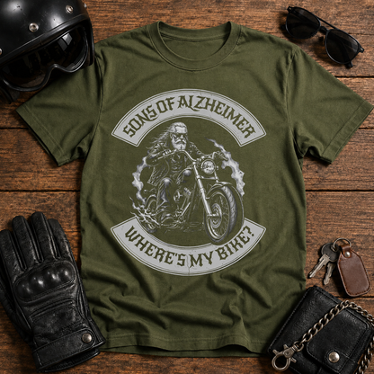 Sons of Alzheimer: Where’s My Bike? T-Shirt
