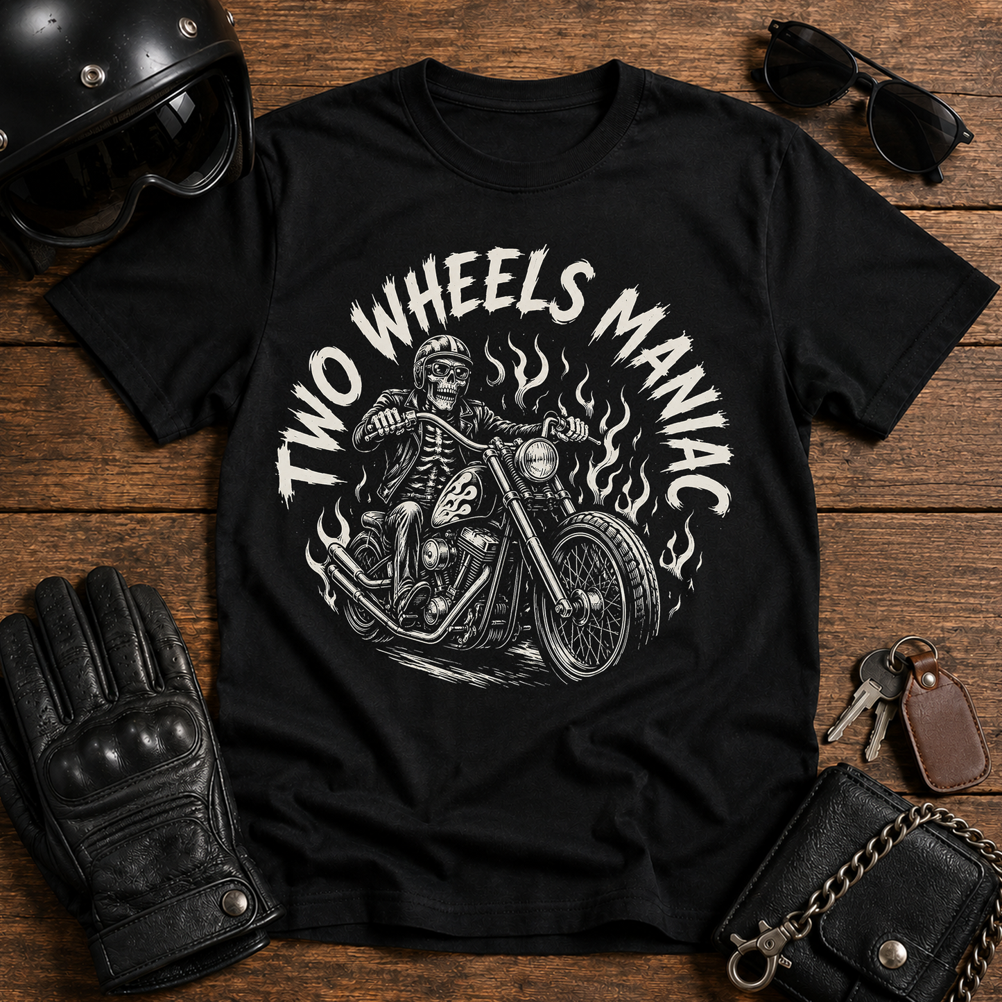Two Wheels Maniac T-Shirt
