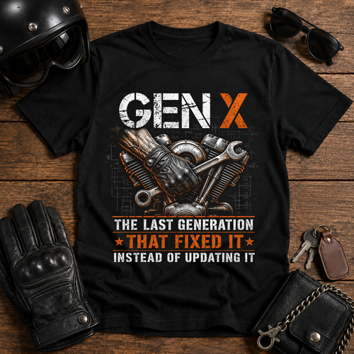 Gen X The Last Generation That Fixed it Instead of Updating it T‑Shirt