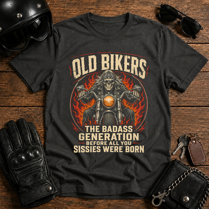 Old Bikers Motorcycle T‑Shirt