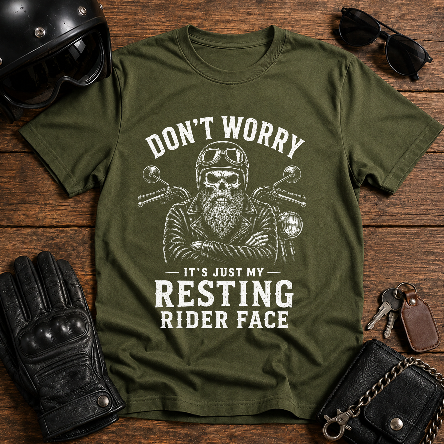 Don't Worry Biker T-Shirt