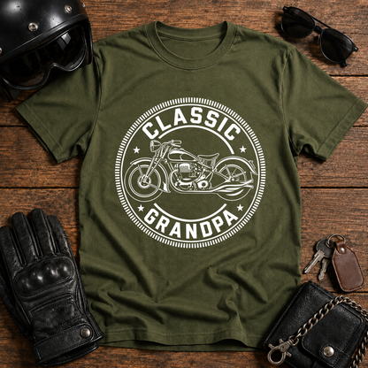 Classic Grandpa Motorcycle T-Shirt
