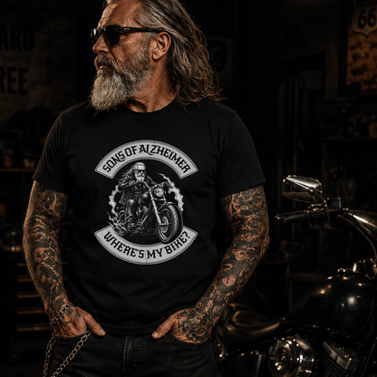 Sons of Alzheimer: Where’s My Bike? T-Shirt
