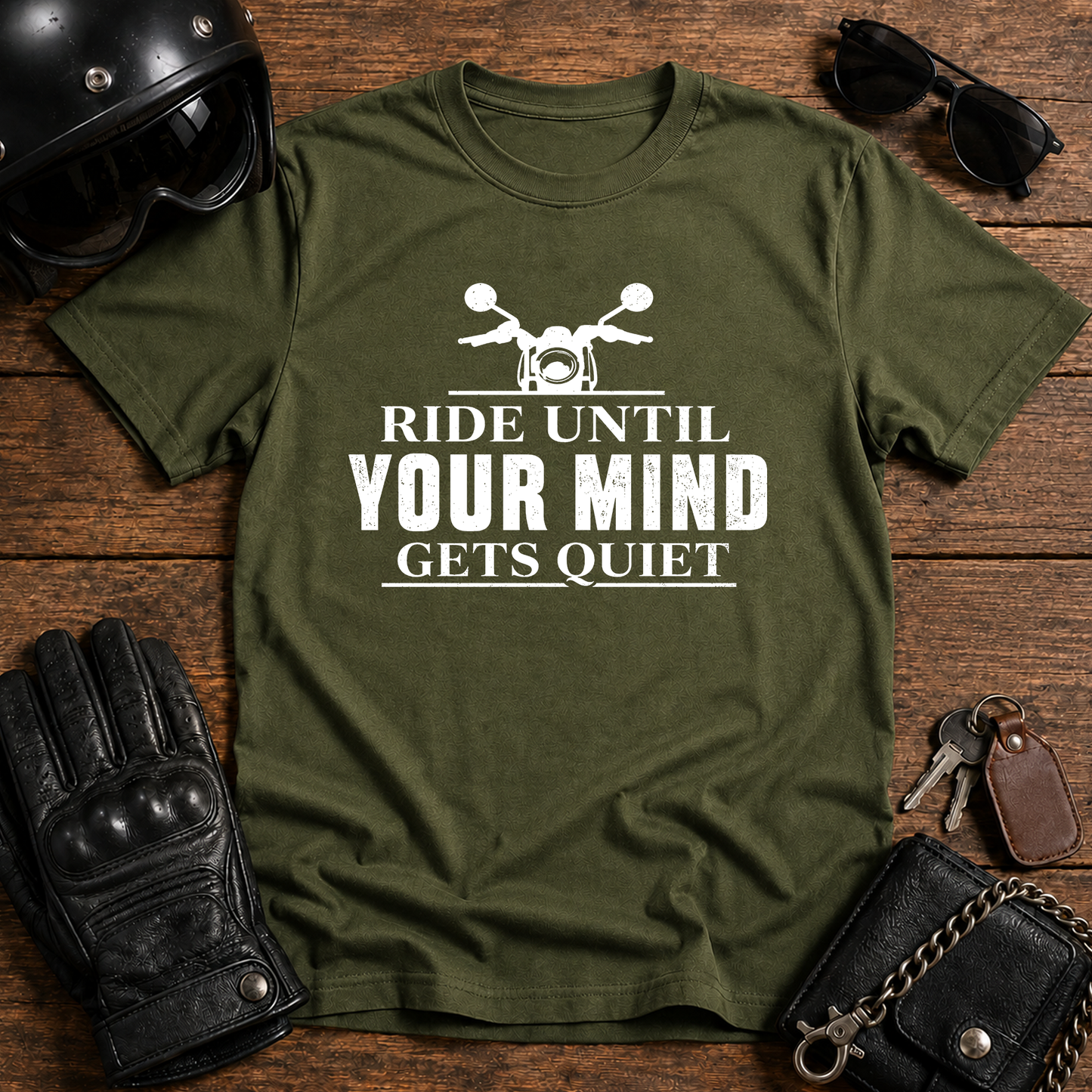 Ride Until Your Mind Gets Quiet  T-Shirt