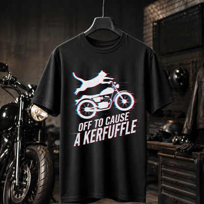 Cat on Motorcycle T-Shirt