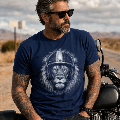 Lion Helmet T‑Shirt