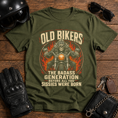 Old Bikers Motorcycle T‑Shirt