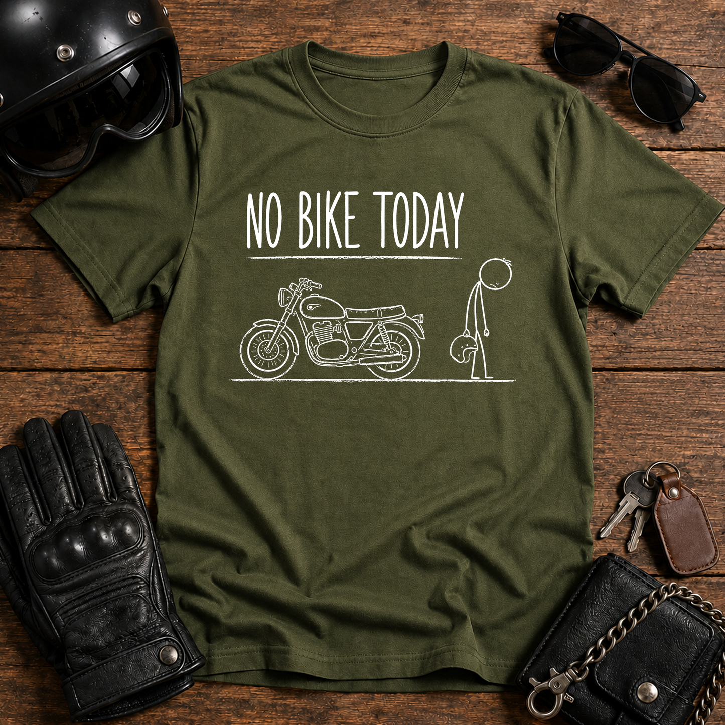 No Bike Today T-Shirt