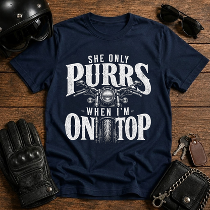 She Only Purrs When I’m On Top T-Shirt