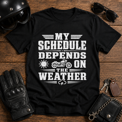 My Schedule Depends on the Weather T-Shirt