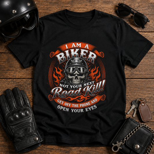 I am a Biker Not Your Next Road Kill T-Shirt