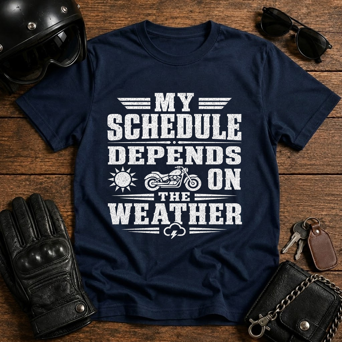 My Schedule Depends on the Weather T-Shirt