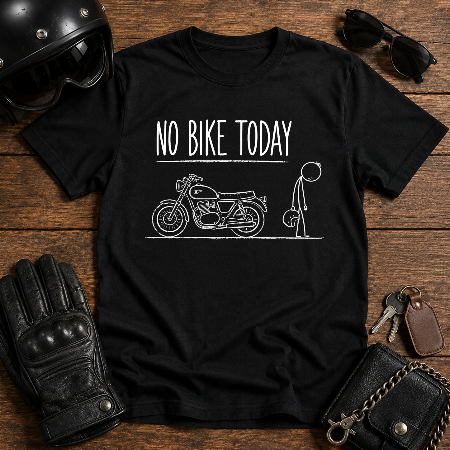 No Bike Today T-Shirt