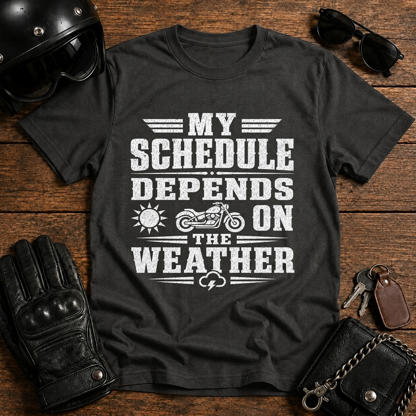 My Schedule Depends on the Weather T-Shirt